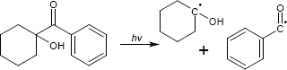 Photoinitiierung durch Hydroxycyclohexyl Phenyl Ketone