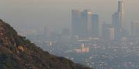 Smog above Los Angeles