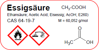 Essigsäure Essigsäure