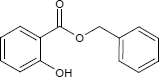 Strukturformel Benzylsalicylat Benzylsalicylat