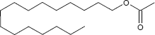 Strukturformel Cetylacetat