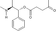 Strukturformel L-Ephedrinlaevulinat