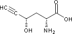 2R-Amino-4S-hydroxy-5-hexinsäure