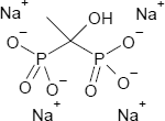 Tetranatriumetidronat