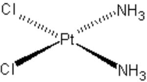 cis-Platin-Molekül