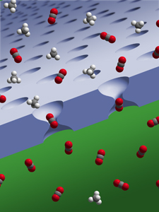 Thermally rearranged plastic membrane