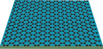 Graphene, which can act as an atomic-scale billiard table, with electric charges acting as billiard balls
