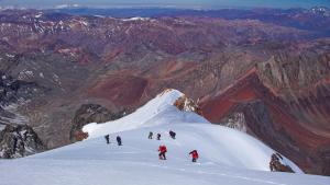 Pole glacier