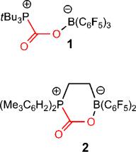 Frustrated Lewis pairs comprising phosphine and borane