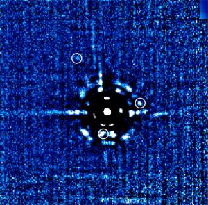 Image of the HR 8799 system