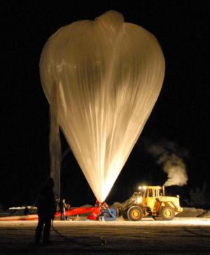 Ballon zur Ozonmessung