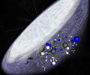 Protoplanetaren Scheibe um MWC 480